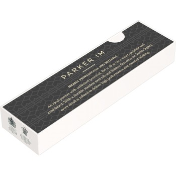 Ручка перьевая Parker IM Achromatic F317, Matt Black BT (Перо F)