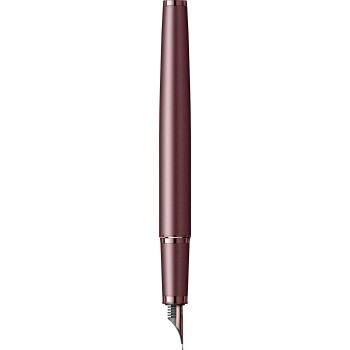 Ручка перьевая Parker IM Monochrome F328, Burgundy PVD (Перо M)