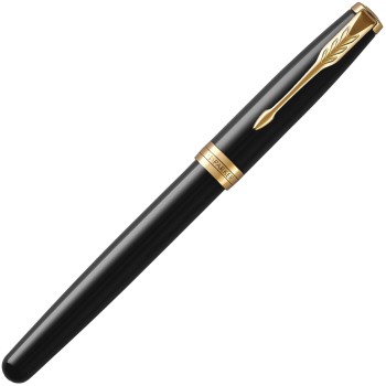 Ручка перьевая Parker Sonnet Core F530, Lacquer Black GT (Перо М)
