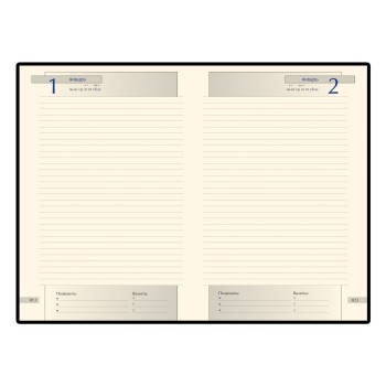 Ежедневник кожаный полудатированный А5 (145 х 216 мм.) Bruno Visconti "IMPERIUM" синий 416 стр. Арт. 3023121